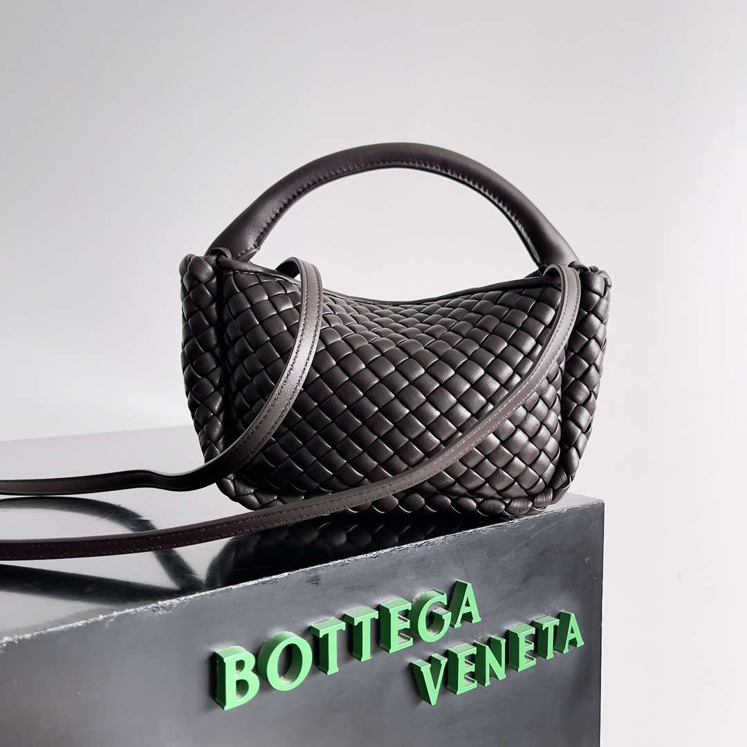 Bottega Veneta BV 805739 Mini Cobble Top Handle Dark Brown | bottega veneta bv 805739 mini cobble top handle dark brown 003 bottega veneta bv 805739 mini cobble top handle dark brown 003