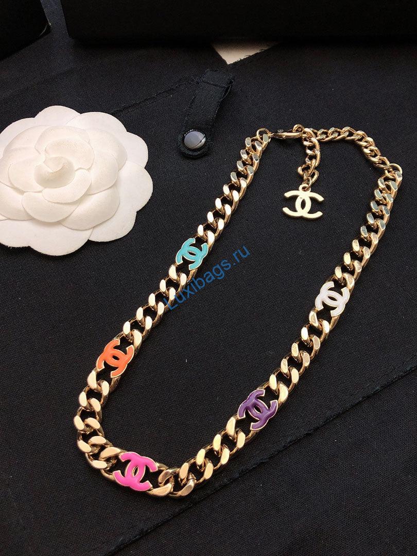 Chanel Choker gold and multicolor CC52803 | chanel necklace gold and multicolor cc52803 3 chanel necklace gold and multicolor cc52803 3