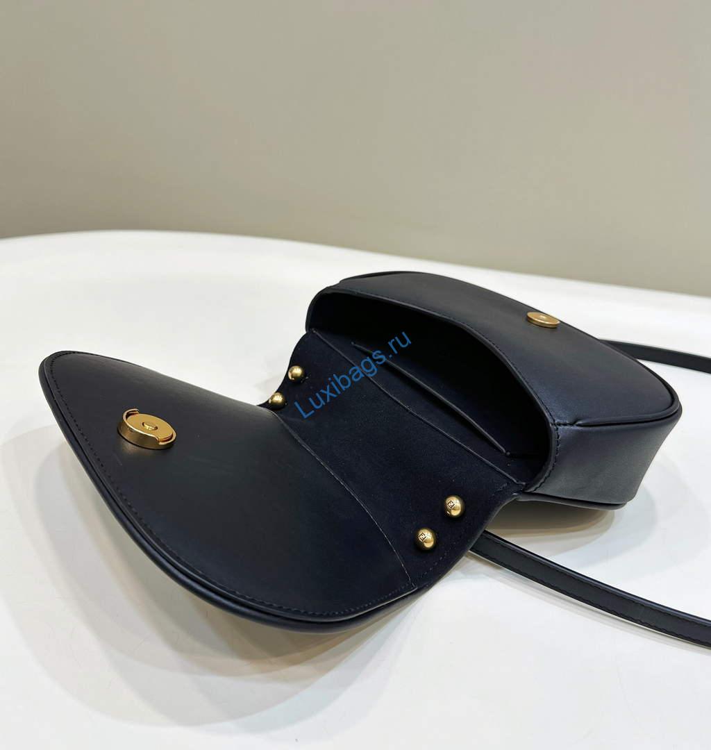 Fendi 8BS082 C'mon Mini Black Leather Bag | fendi 8bs082 cmon mini black leather bag 10 fendi 8bs082 cmon mini black leather bag 10