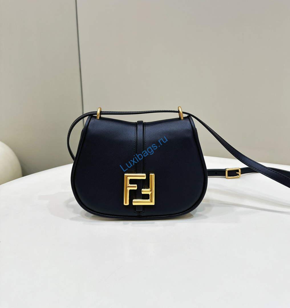 Fendi 8BS082 C'mon Mini Black Leather Bag | fendi 8bs082 cmon mini black leather bag 2 fendi 8bs082 cmon mini black leather bag 2