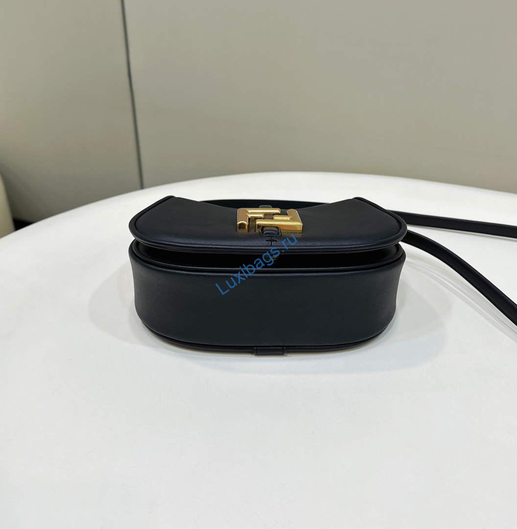 Fendi 8BS082 C'mon Mini Black Leather Bag | fendi 8bs082 cmon mini black leather bag 5 fendi 8bs082 cmon mini black leather bag 5