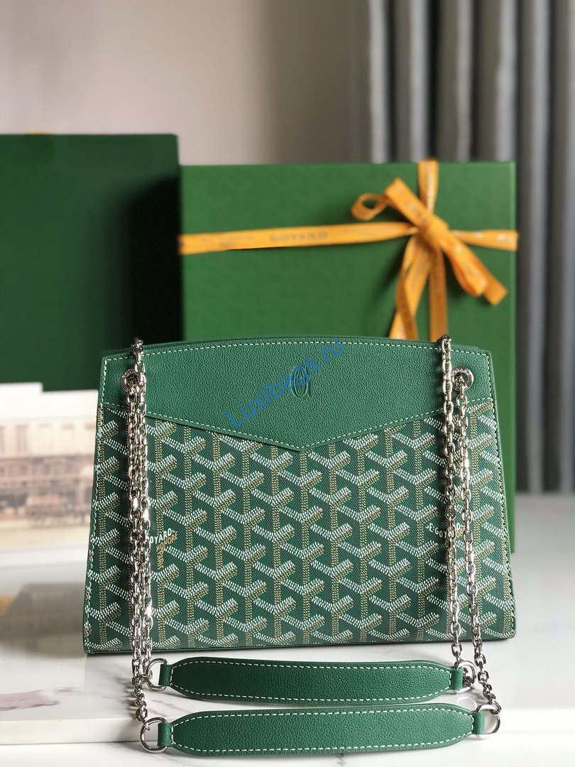 Goyard ROUETSPMLTY07CL07P Rouette Structuré PM Bag Green | goyard rouetspmlty07cl07p rouette structure pm bag 011 goyard rouetspmlty07cl07p rouette structure pm bag 011