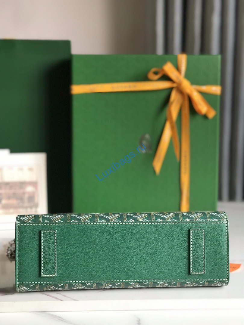 Goyard ROUETSPMLTY07CL07P Rouette Structuré PM Bag Green | goyard rouetspmlty07cl07p rouette structure pm bag 014 goyard rouetspmlty07cl07p rouette structure pm bag 014