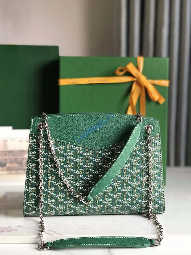 Goyard ROUETSPMLTY07CL07P Rouette Structuré PM Bag Green | goyard rouetspmlty07cl07p rouette structure pm bag 018 goyard rouetspmlty07cl07p rouette structure pm bag 018
