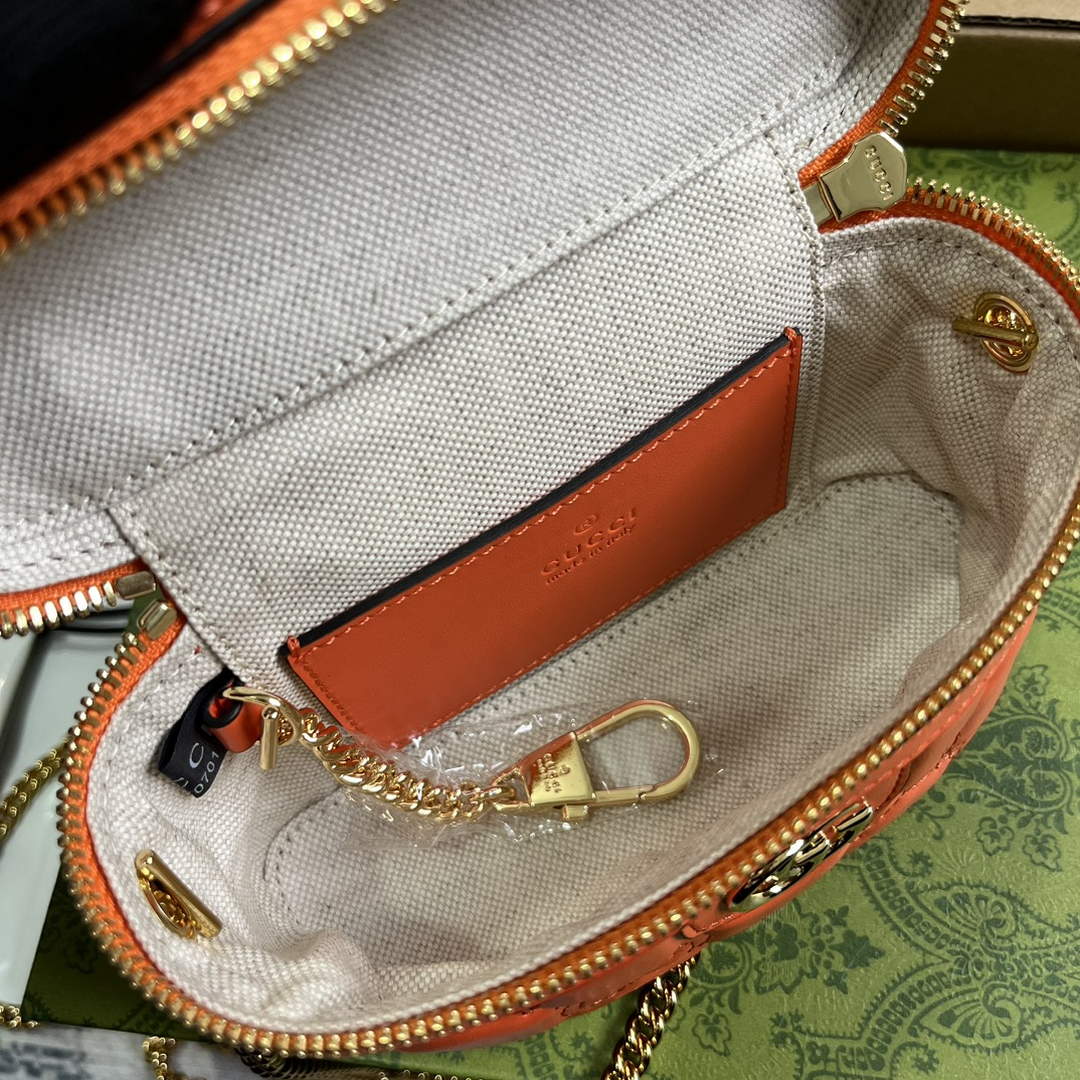 Gucci 723770 GG Matelasse Top Handle Mini Bag Orange | gucci 723770 gg matelasse top handle mini bag orange 4 gucci 723770 gg matelasse top handle mini bag orange 4