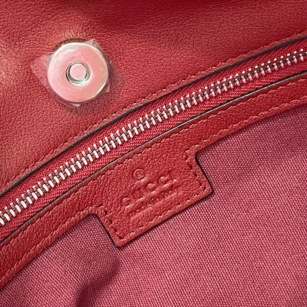 Gucci 751516 Gucci Blondie Medium Toed Bag Red leather | gucci 751516 gucci blondie medium toed bag red leather 9 gucci 751516 gucci blondie medium toed bag red leather 9