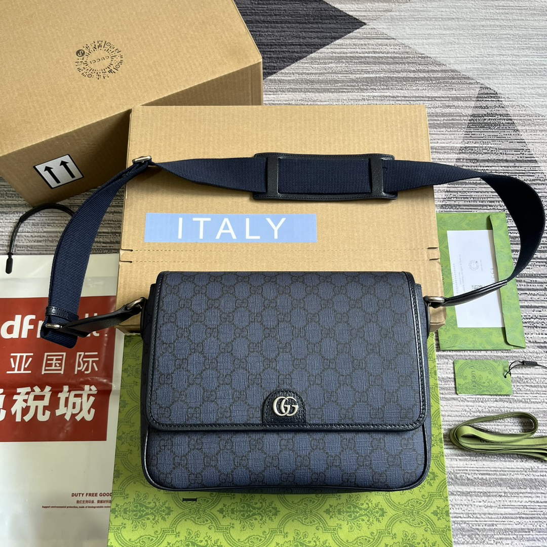 Gucci ‎‎761741 Ophidia Medium Messenger Bag Blue | gucci 761741 ophidia medium messenger bag blue 4 gucci 761741 ophidia medium messenger bag blue 4