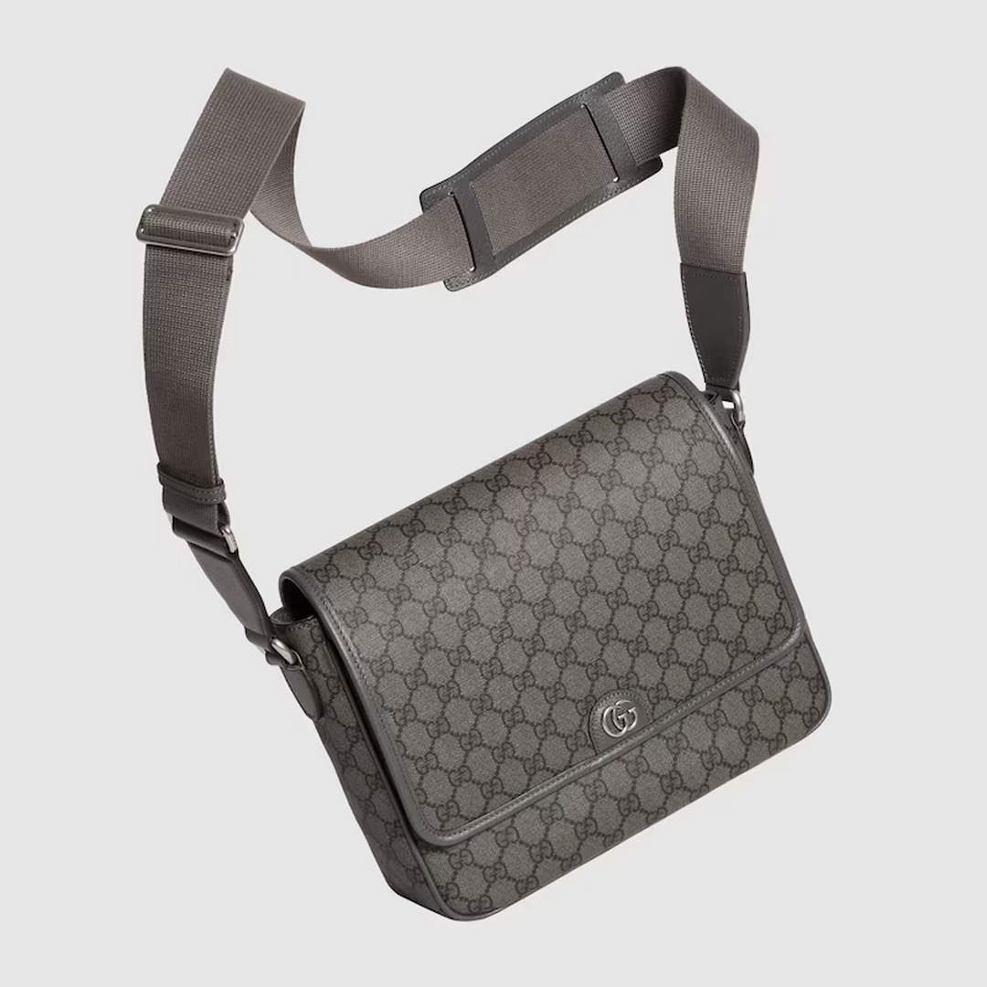 Gucci ‎‎761741 Ophidia Messenger Bag Grey | gucci 761741 ophidia messenger bag grey 12 gucci 761741 ophidia messenger bag grey 12