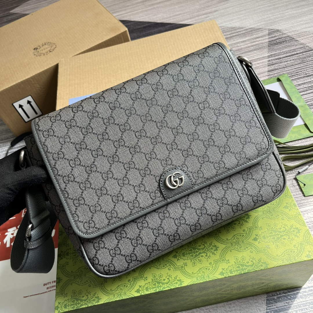 Gucci ‎‎761741 Ophidia Messenger Bag Grey | gucci 761741 ophidia messenger bag grey 5 gucci 761741 ophidia messenger bag grey 5