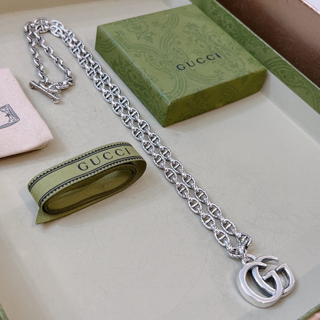 Gucci gg marmont necklace silver G2603171 | gucci gg marmont necklace silver g2603171 3 gucci gg marmont necklace silver g2603171 3