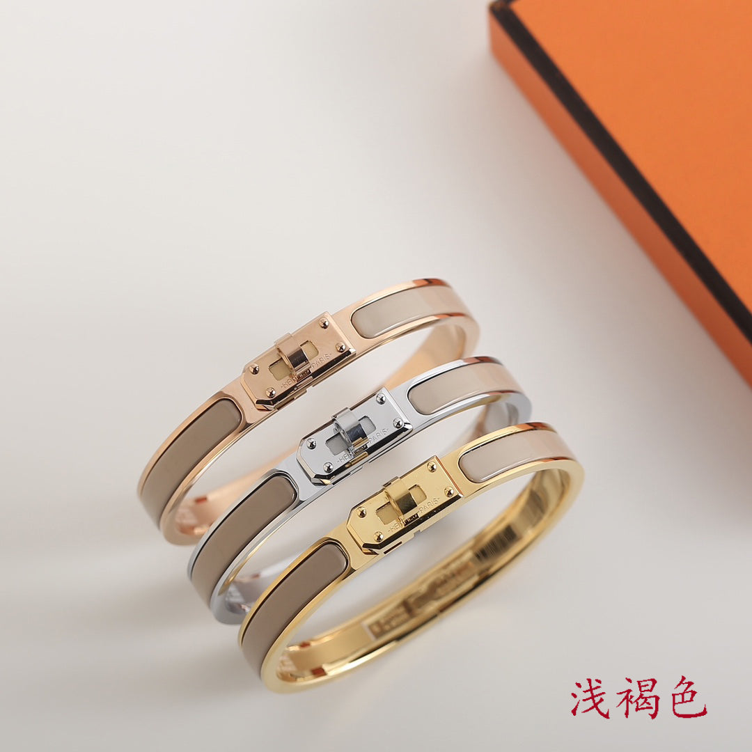 Hermes Mini Kelly bracelet  H8121912 light beige