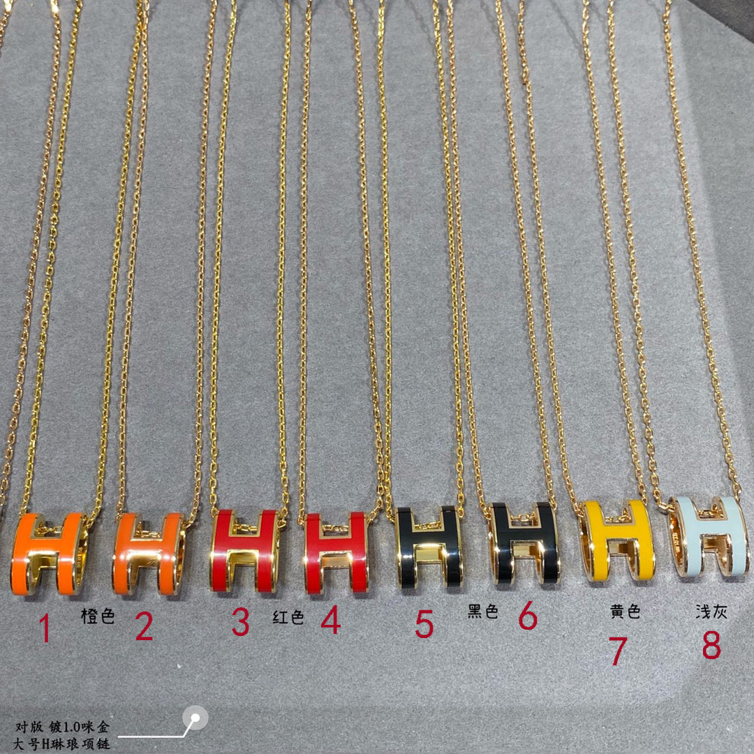 Hermes Pop H pendant necklace H361104 Red | hermes pop h pendant necklace h361104 red 2 hermes pop h pendant necklace h361104 red 2
