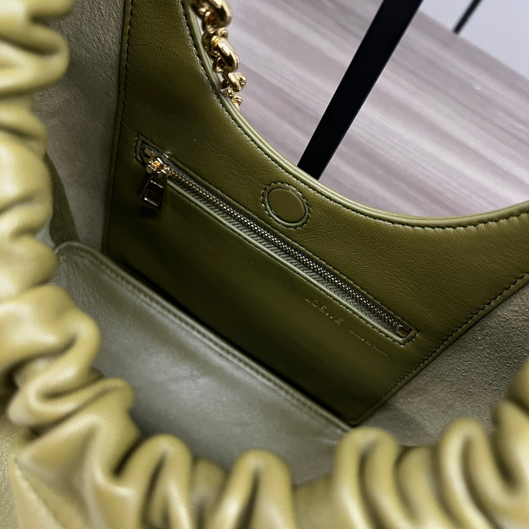 LOEWE A914NCHX01 Small Squeeze bag in nappa lambskin Olive | loewe a914nchx01 small squeeze bag in nappa lambskin olive 8 loewe a914nchx01 small squeeze bag in nappa lambskin olive 8
