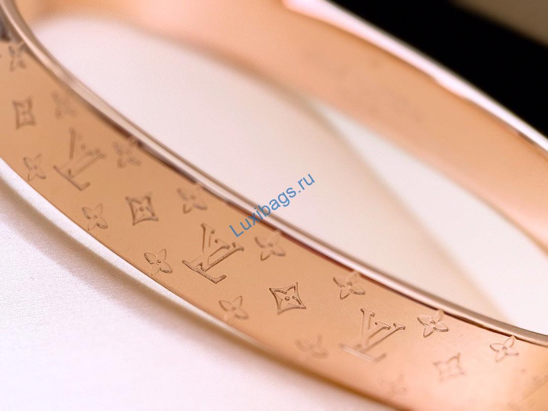 Louis Vuitton M00253 Nanogram Cuff Bracelet rose gold | louis vuitton m00253 nanogram cuff bracelet rose gold 7 louis vuitton m00253 nanogram cuff bracelet rose gold 7