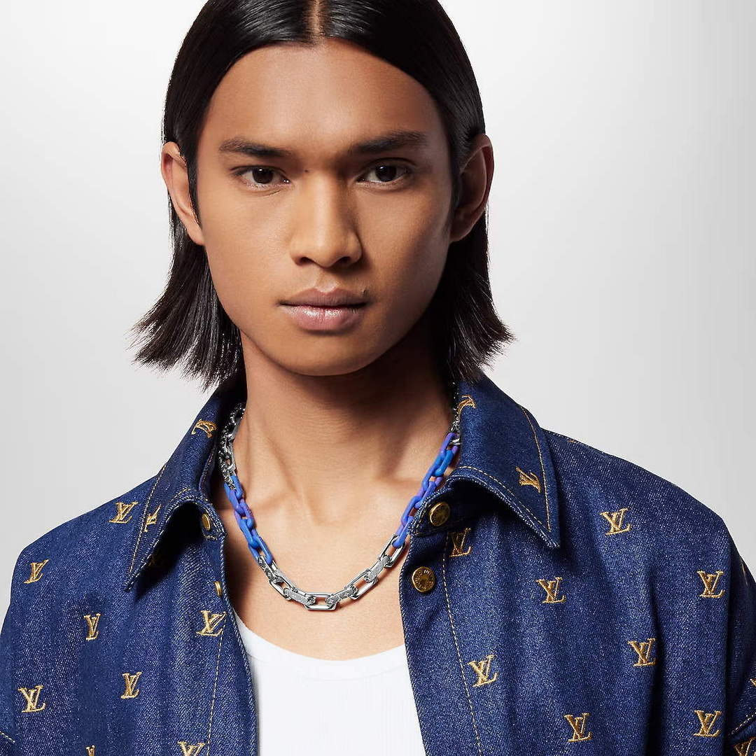 Louis Vuitton M01494 Monogram Chain Necklace | louis vuitton m01494 monogram chain necklace 9 louis vuitton m01494 monogram chain necklace 9