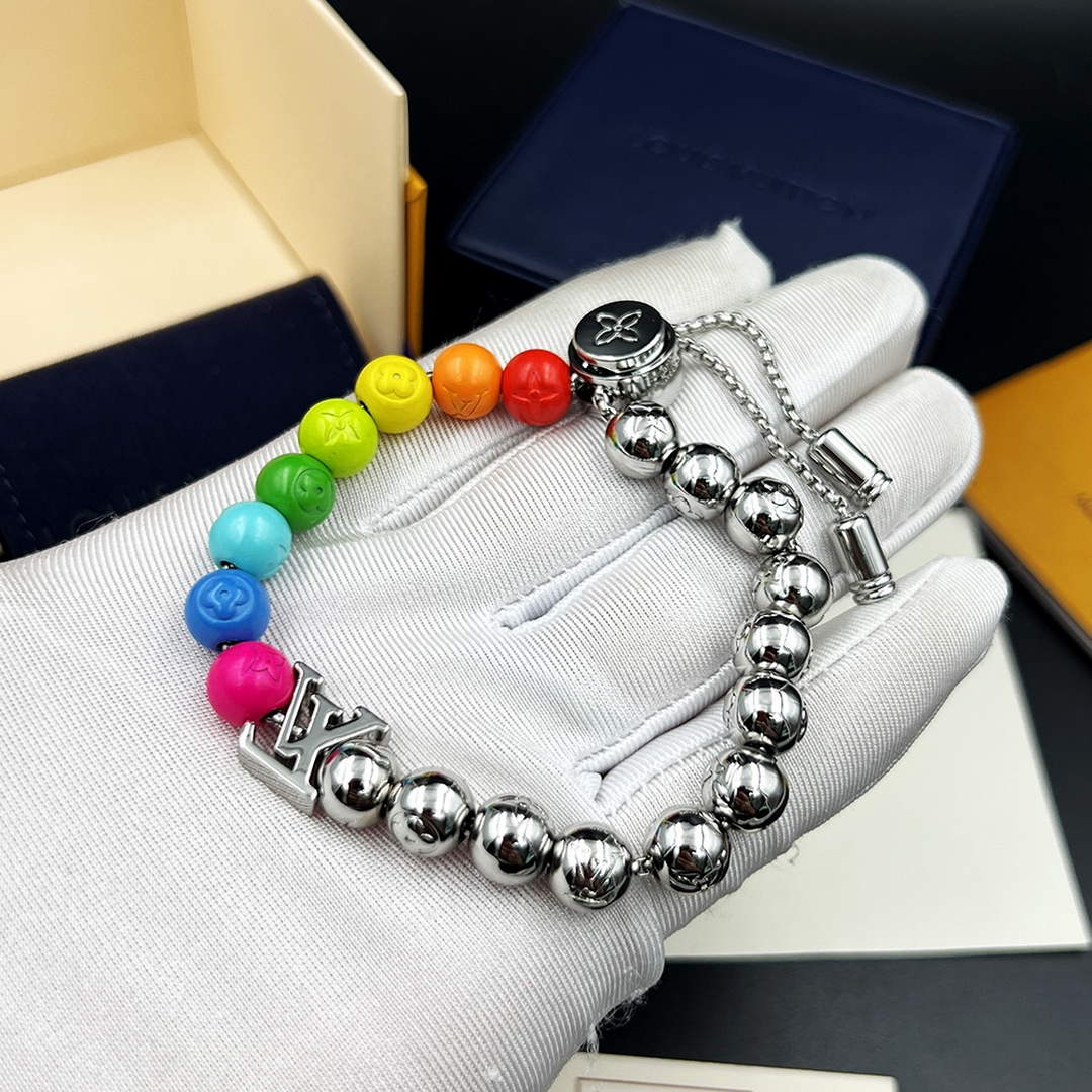 Louis Vuitton M0934A LV Beads Bracelet | louis vuitton m0934a lv beads bracelet 5 louis vuitton m0934a lv beads bracelet 5
