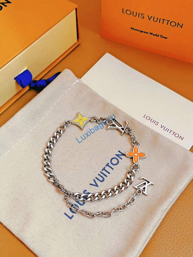 Louis Vuitton M1598A Monogram Row Bracelet orange | louis vuitton m1598a monogram row bracelet orange 3 louis vuitton m1598a monogram row bracelet orange 3
