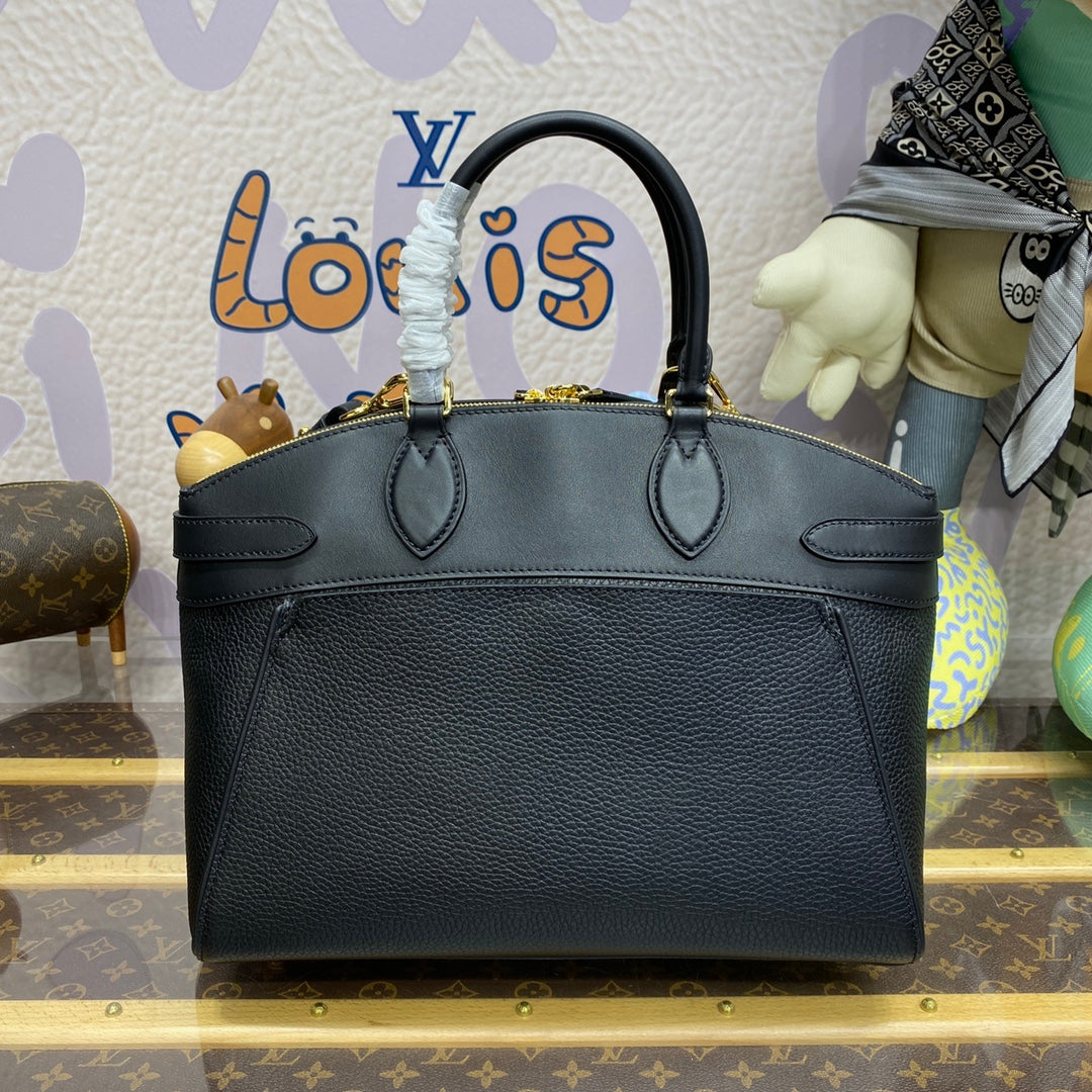 LV M22914 Louis Vuitton Lock It MM Bag Black | lv m22914 louis vuitton lock it mm bag black 4 lv m22914 louis vuitton lock it mm bag black 4
