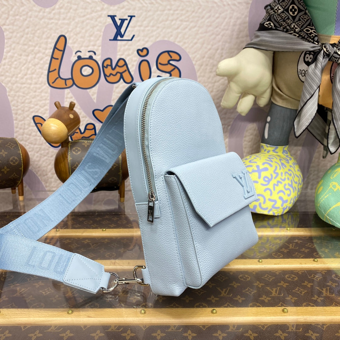 LV M23765 Louis Vuitton Pilot Slingbag Light Blue | lv m23765 louis vuitton pilot slingbag light blue 3 lv m23765 louis vuitton pilot slingbag light blue 3