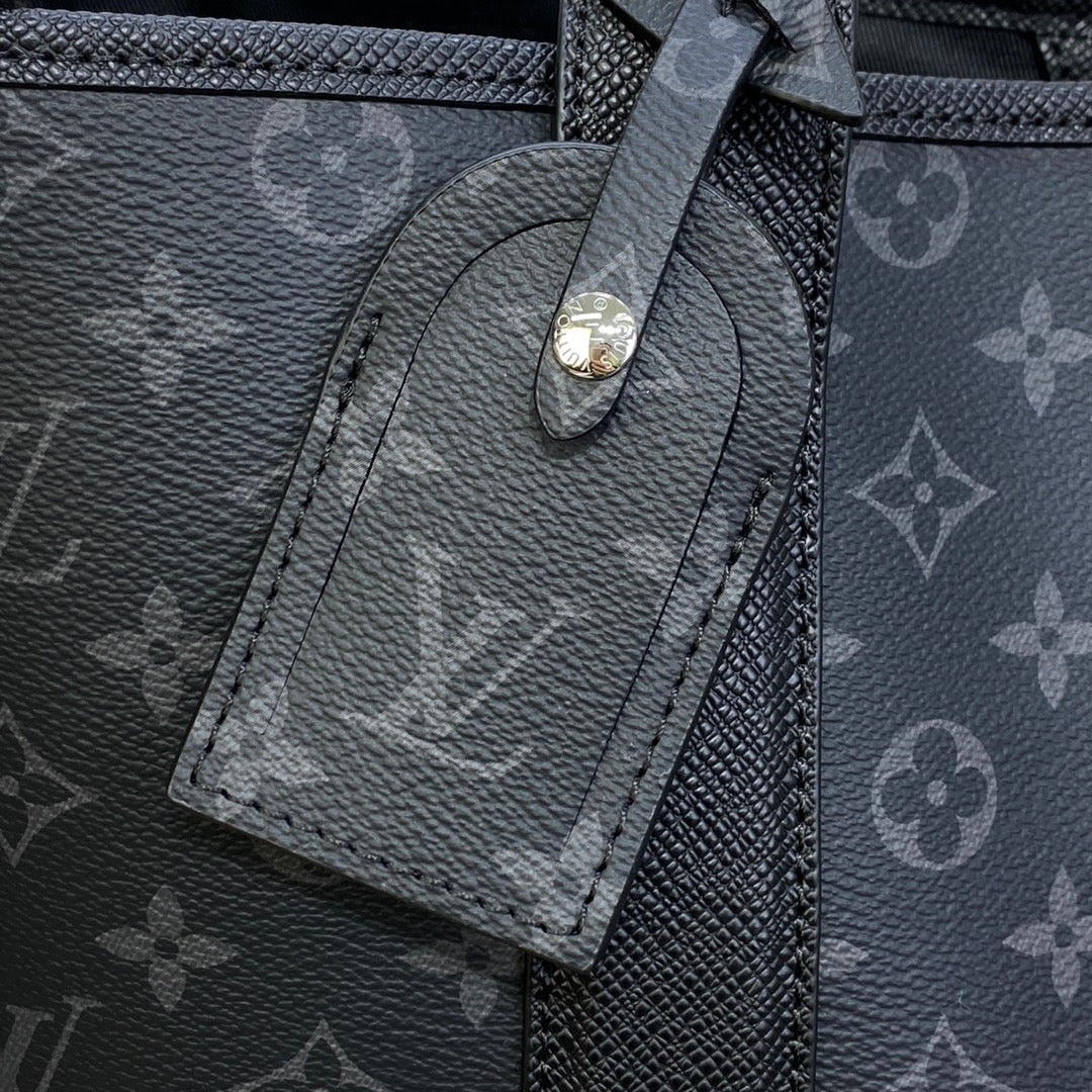 LV M30937 Louis Vuitton Weekend NM Tote Bag Black | lv m30937 louis vuitton weekend nm tote bag black 7 lv m30937 louis vuitton weekend nm tote bag black 7