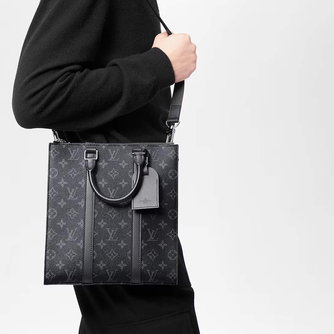 LV M46098 Louis Vuitton Sac Plat Cross Monogram Eclipse coated canvas | lv m46098 louis vuitton sac plat cross monogram eclipse coated canvas 2 lv m46098 louis vuitton sac plat cross monogram eclipse coated canvas 2