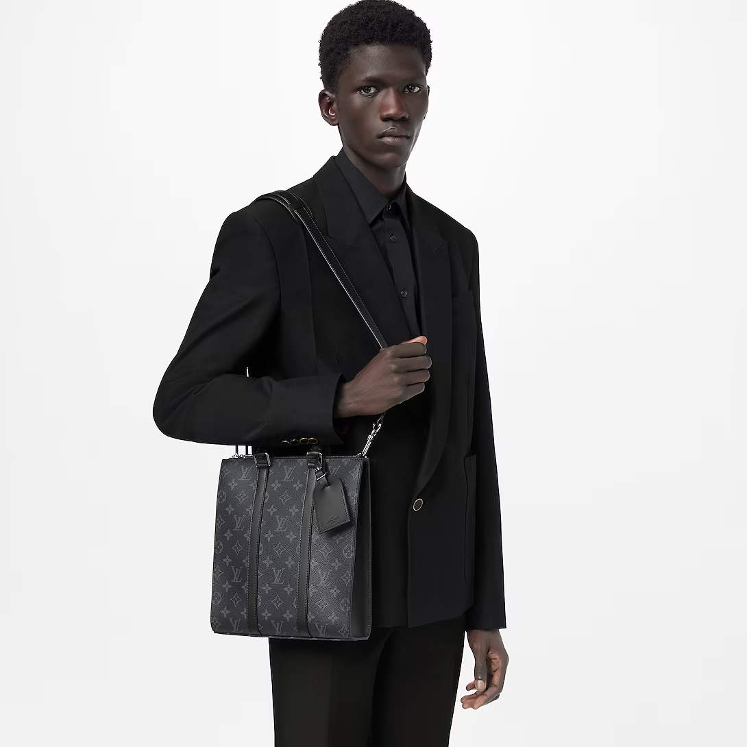 LV M46098 Louis Vuitton Sac Plat Cross Monogram Eclipse coated canvas | lv m46098 louis vuitton sac plat cross monogram eclipse coated canvas 3 lv m46098 louis vuitton sac plat cross monogram eclipse coated canvas 3