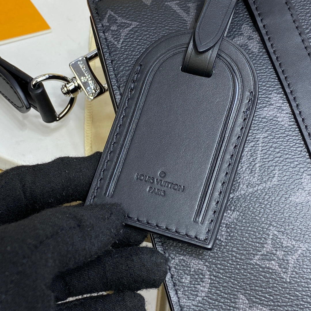 LV M46098 Louis Vuitton Sac Plat Cross Monogram Eclipse coated canvas | lv m46098 louis vuitton sac plat cross monogram eclipse coated canvas 8 lv m46098 louis vuitton sac plat cross monogram eclipse coated canvas 8