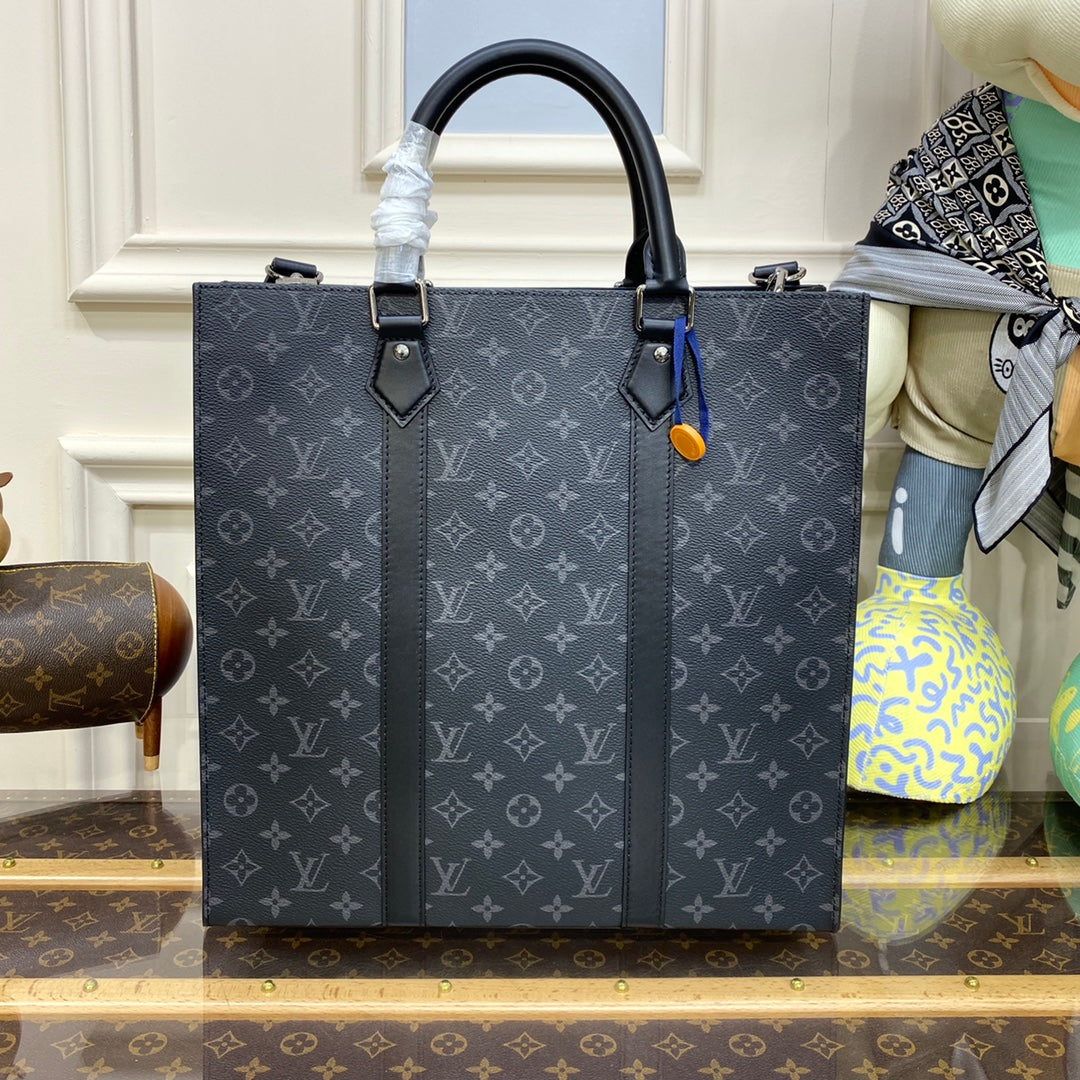 LV M46452 Louis Vuitton Sac Plat Bag Monogram Eclipse coated canvas | lv m46452 louis vuitton sac plat bag monogram eclipse coated canvas 3 lv m46452 louis vuitton sac plat bag monogram eclipse coated canvas 3