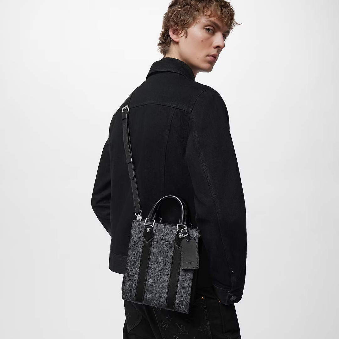 LV M46453 Louis Vuitton Sac Plat Mini Bag Monogram Eclipse coated canvas | lv m46453 louis vuitton sac plat mini bag monogram eclipse coated canvas 2 lv m46453 louis vuitton sac plat mini bag monogram eclipse coated canvas 2