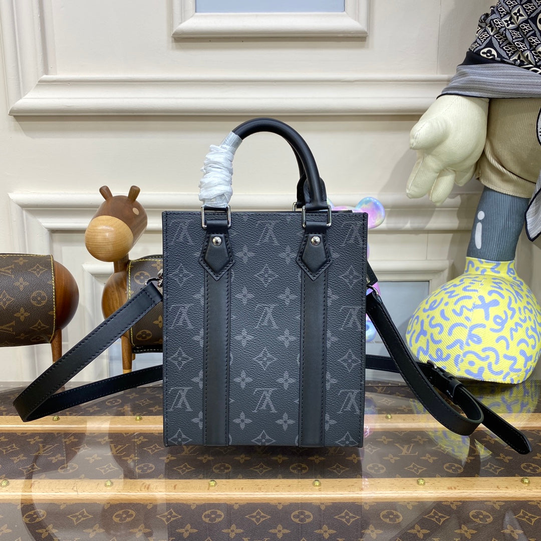 LV M46453 Louis Vuitton Sac Plat Mini Bag Monogram Eclipse coated canvas | lv m46453 louis vuitton sac plat mini bag monogram eclipse coated canvas 4 lv m46453 louis vuitton sac plat mini bag monogram eclipse coated canvas 4