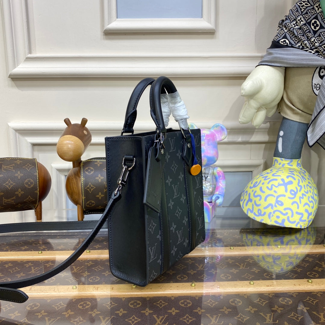 LV M46453 Louis Vuitton Sac Plat Mini Bag Monogram Eclipse coated canvas | lv m46453 louis vuitton sac plat mini bag monogram eclipse coated canvas 5 lv m46453 louis vuitton sac plat mini bag monogram eclipse coated canvas 5