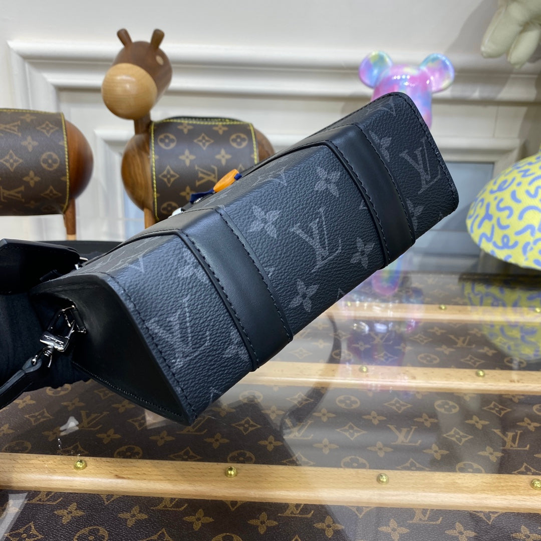 LV M46453 Louis Vuitton Sac Plat Mini Bag Monogram Eclipse coated canvas | lv m46453 louis vuitton sac plat mini bag monogram eclipse coated canvas 6 lv m46453 louis vuitton sac plat mini bag monogram eclipse coated canvas 6