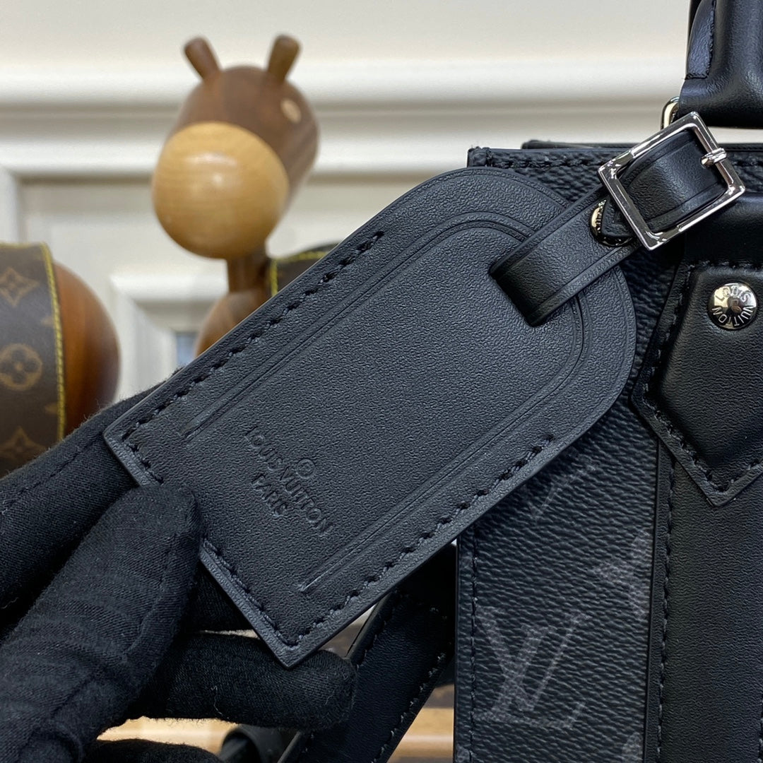 LV M46453 Louis Vuitton Sac Plat Mini Bag Monogram Eclipse coated canvas | lv m46453 louis vuitton sac plat mini bag monogram eclipse coated canvas 7 lv m46453 louis vuitton sac plat mini bag monogram eclipse coated canvas 7