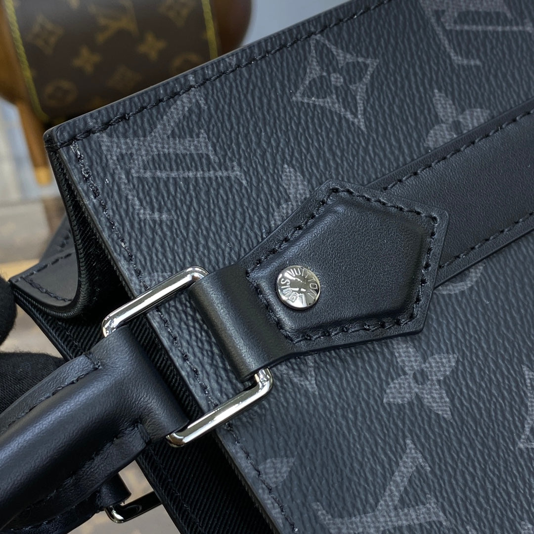 LV M46453 Louis Vuitton Sac Plat Mini Bag Monogram Eclipse coated canvas | lv m46453 louis vuitton sac plat mini bag monogram eclipse coated canvas 8 lv m46453 louis vuitton sac plat mini bag monogram eclipse coated canvas 8