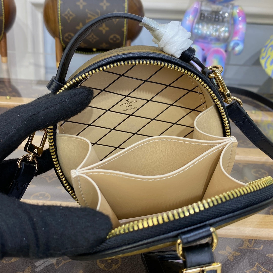 LV M68276 Louis Vuitton Mini Boite Chapeau Monogram Reverse | lv m68276 louis vuitton mini boite chapeau monogram reverse 10 lv m68276 louis vuitton mini boite chapeau monogram reverse 10