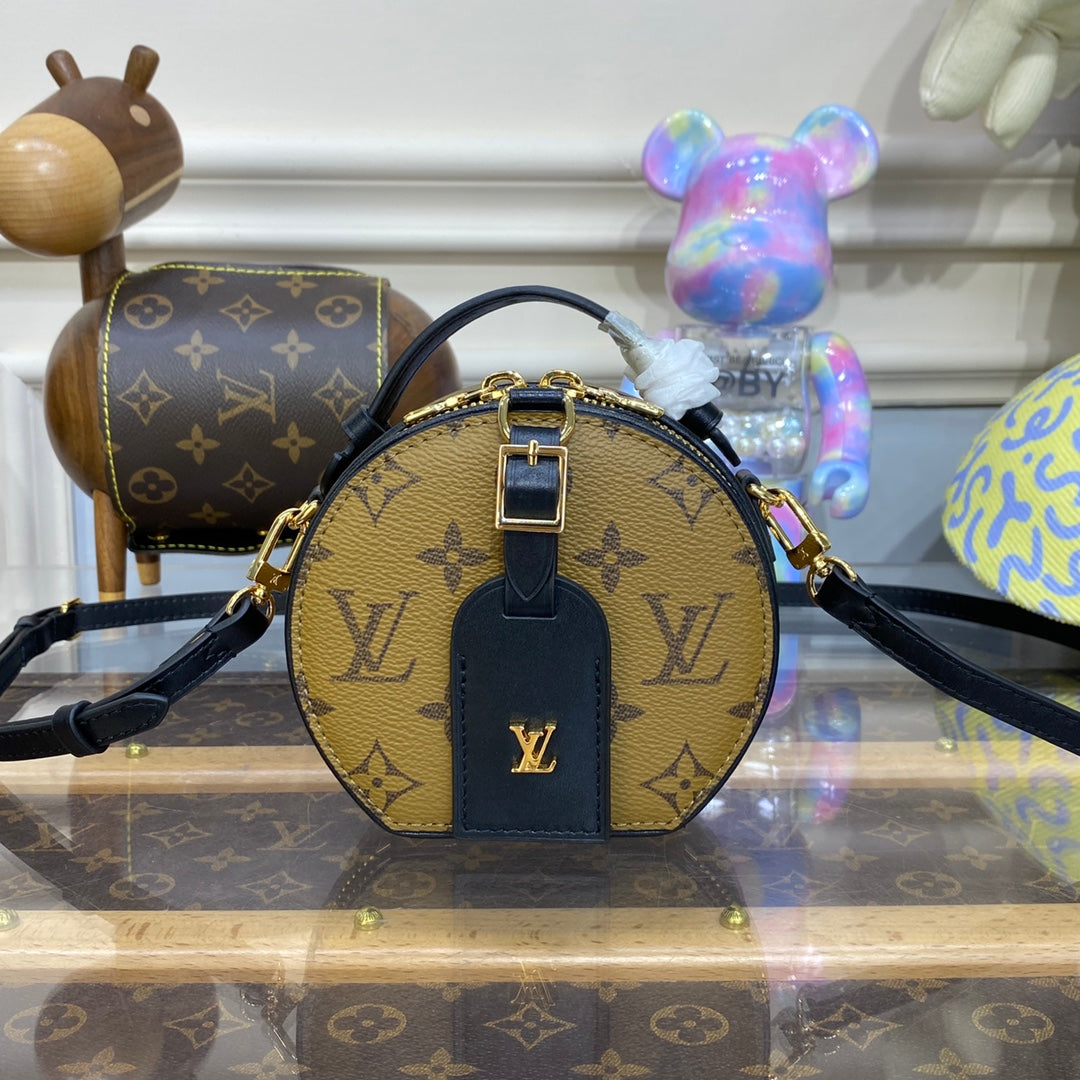 LV M68276 Louis Vuitton Mini Boite Chapeau Monogram Reverse | lv m68276 louis vuitton mini boite chapeau monogram reverse 2 lv m68276 louis vuitton mini boite chapeau monogram reverse 2