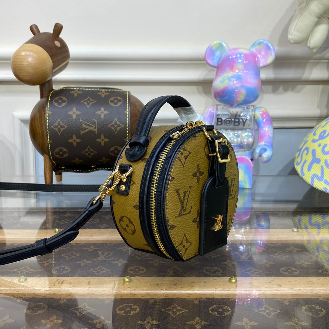 LV M68276 Louis Vuitton Mini Boite Chapeau Monogram Reverse | lv m68276 louis vuitton mini boite chapeau monogram reverse 3 lv m68276 louis vuitton mini boite chapeau monogram reverse 3