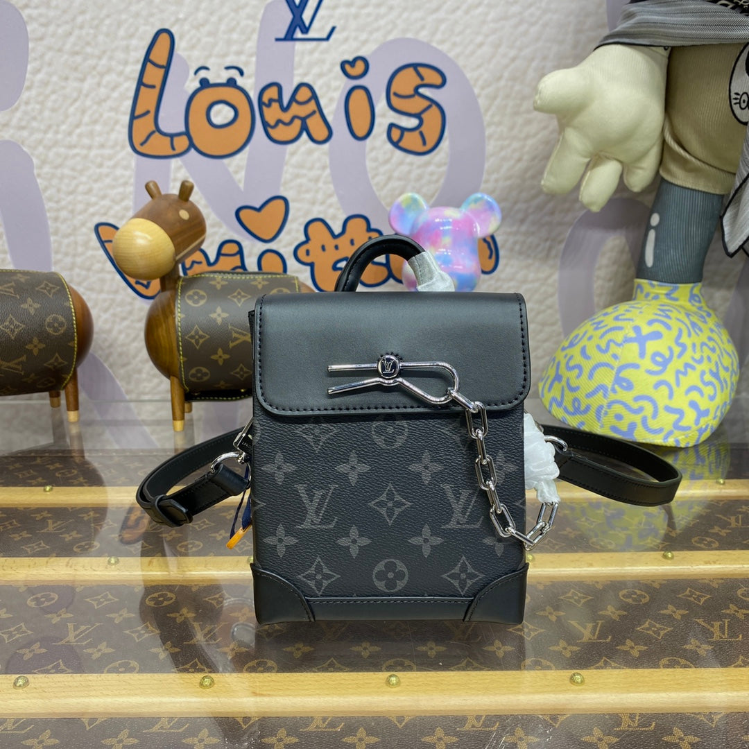 LV M82774 Louis Vuitton Nano Steamer Bag Monogram Eclipse coated canvas | lv m82774 louis vuitton nano steamer bag monogram eclipse coated canvas 2 lv m82774 louis vuitton nano steamer bag monogram eclipse coated canvas 2