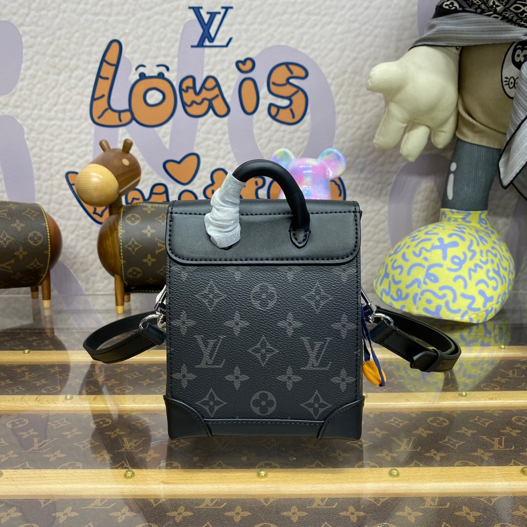 LV M82774 Louis Vuitton Nano Steamer Bag Monogram Eclipse coated canvas | lv m82774 louis vuitton nano steamer bag monogram eclipse coated canvas 3 lv m82774 louis vuitton nano steamer bag monogram eclipse coated canvas 3