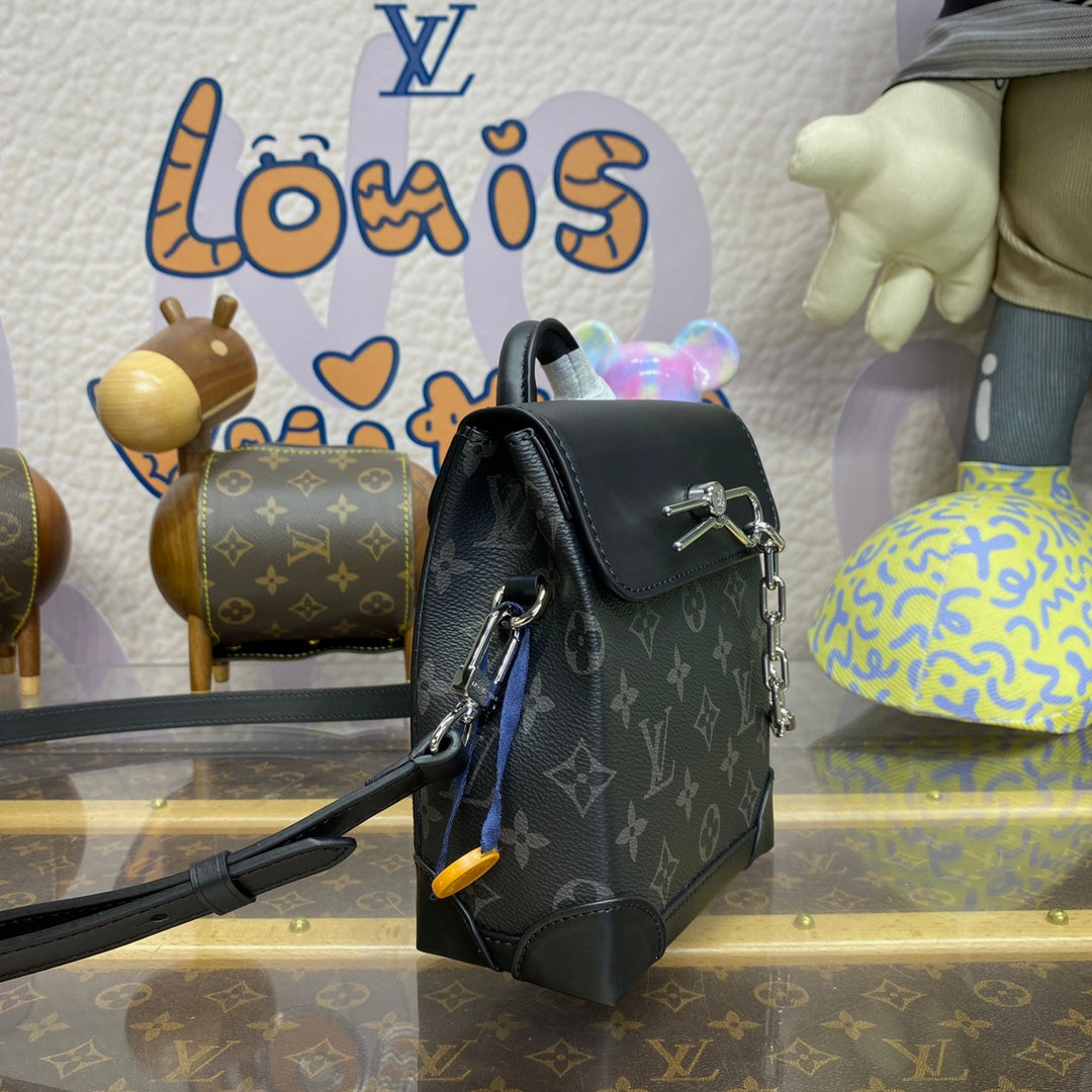 LV M82774 Louis Vuitton Nano Steamer Bag Monogram Eclipse coated canvas | lv m82774 louis vuitton nano steamer bag monogram eclipse coated canvas 4 lv m82774 louis vuitton nano steamer bag monogram eclipse coated canvas 4