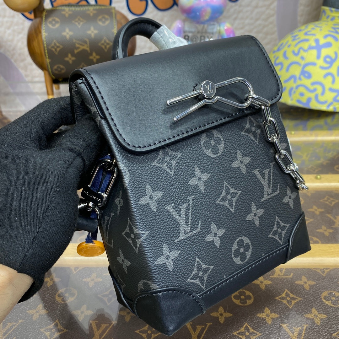 LV M82774 Louis Vuitton Nano Steamer Bag Monogram Eclipse coated canvas | lv m82774 louis vuitton nano steamer bag monogram eclipse coated canvas 5 lv m82774 louis vuitton nano steamer bag monogram eclipse coated canvas 5