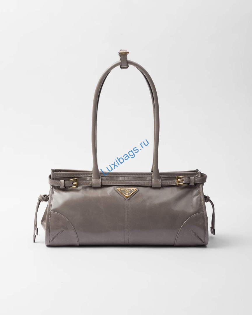 Prada 1BA426 Prada Medium leather handbag Pewter | prada 1ba426 prada medium leather handbag pewter 10 prada 1ba426 prada medium leather handbag pewter 10