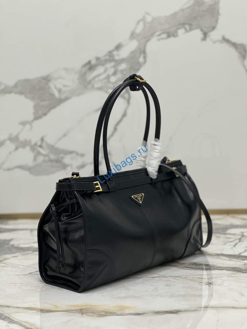 Prada 1BA433 Prada Large leather handbag Black | prada 1ba433 prada large leather handbag black 3 prada 1ba433 prada large leather handbag black 3