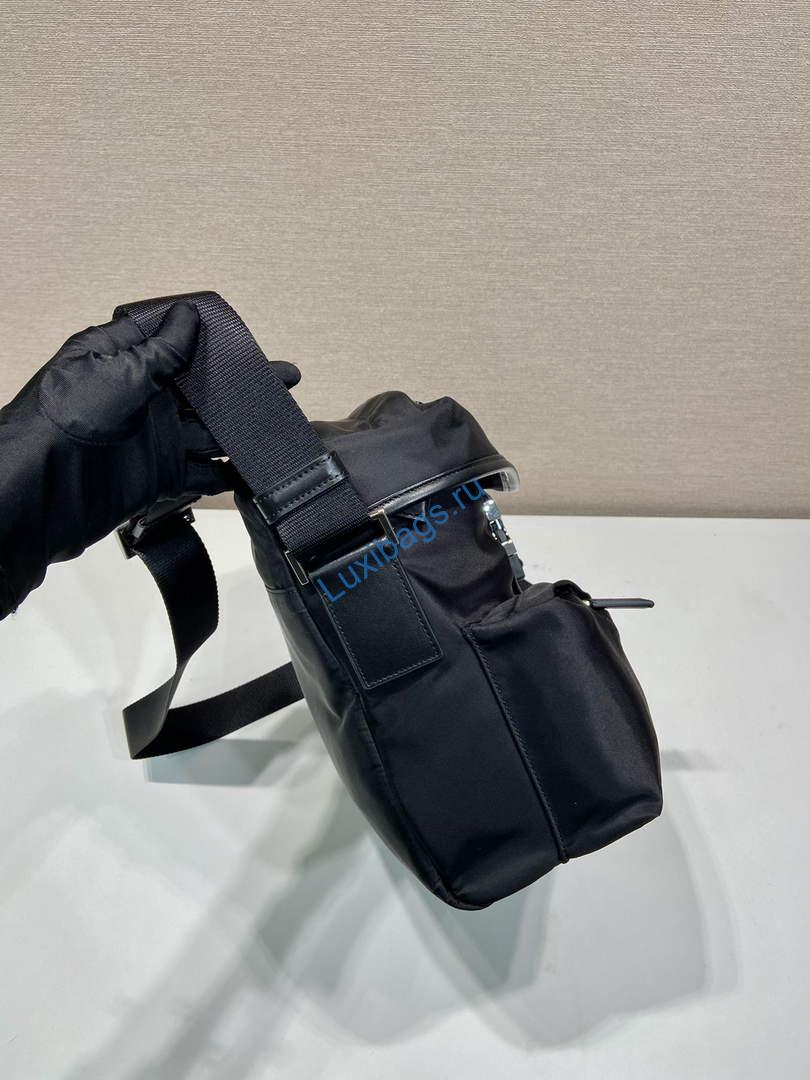 Prada 2VD062 Prada Re-Nylon and leather shoulder bag Black | prada 2vd062 prada re nylon and leather shoulder bag black 5 prada 2vd062 prada re nylon and leather shoulder bag black 5