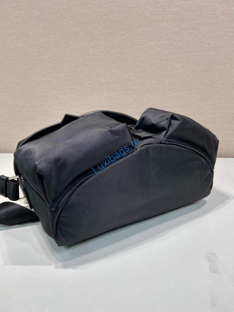 Prada 2VD062 Prada Re-Nylon and leather shoulder bag Black | prada 2vd062 prada re nylon and leather shoulder bag black 6 prada 2vd062 prada re nylon and leather shoulder bag black 6