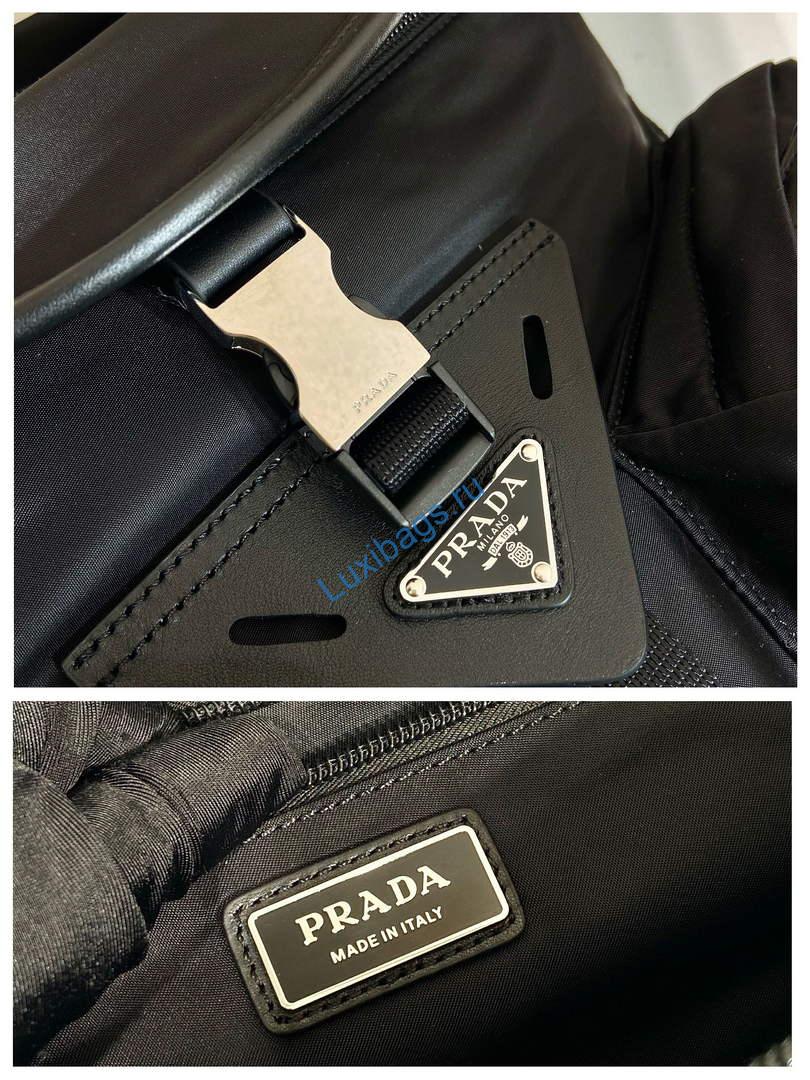 Prada 2VD062 Prada Re-Nylon and leather shoulder bag Black | prada 2vd062 prada re nylon and leather shoulder bag black 9 prada 2vd062 prada re nylon and leather shoulder bag black 9