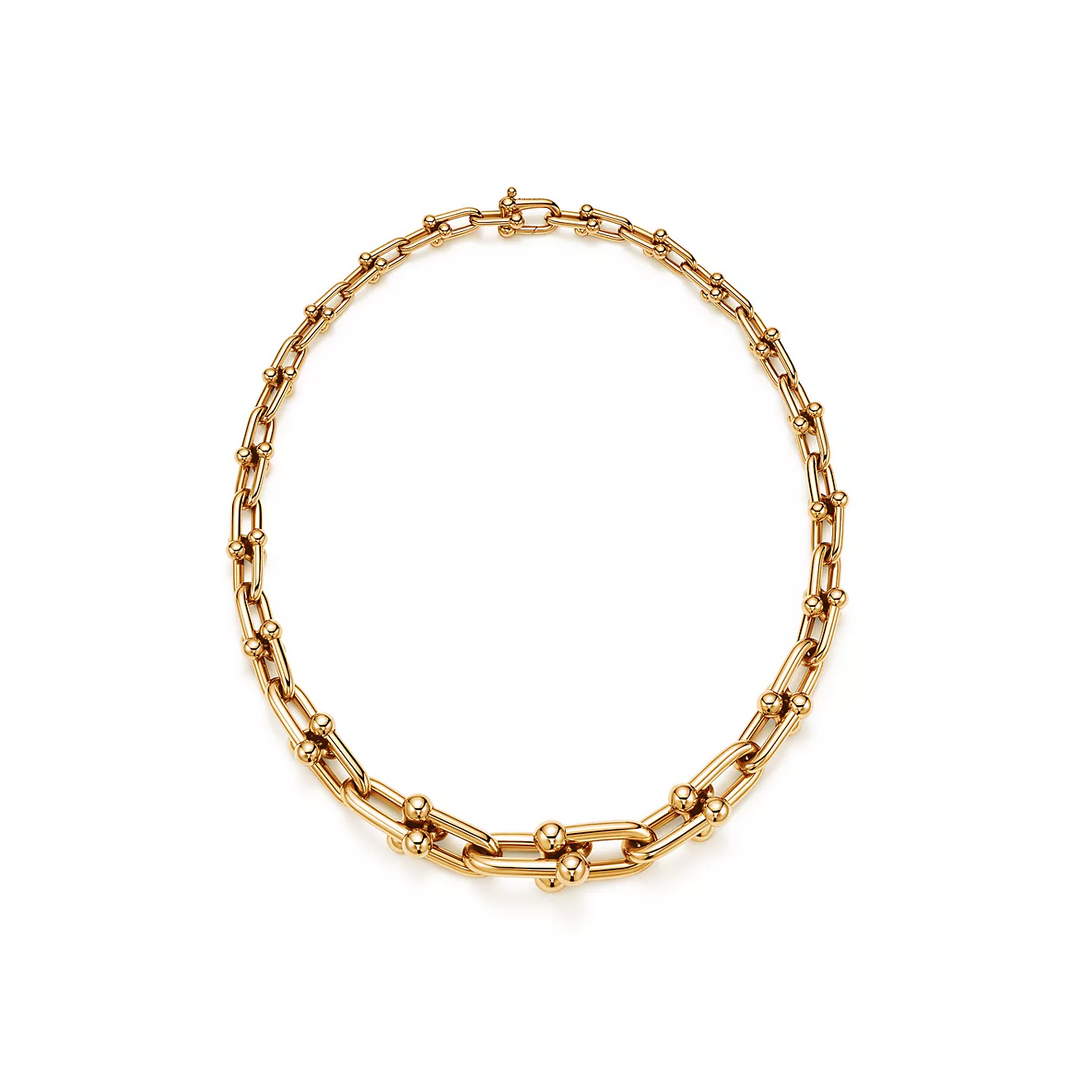 Tiffany HardWear Gradient clasp necklace gold 60153063