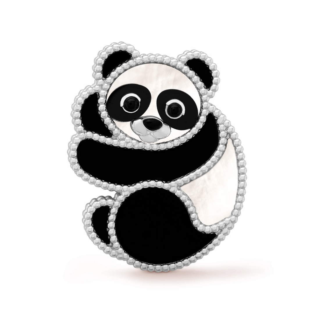 Van Cleef & Arpels Lucky Animals Panda Brooch VCARP5LI00 white gold | van cleef arpels lucky animals panda brooch vcarp5li00 white gold 3 van cleef arpels lucky animals panda brooch vcarp5li00 white gold 3