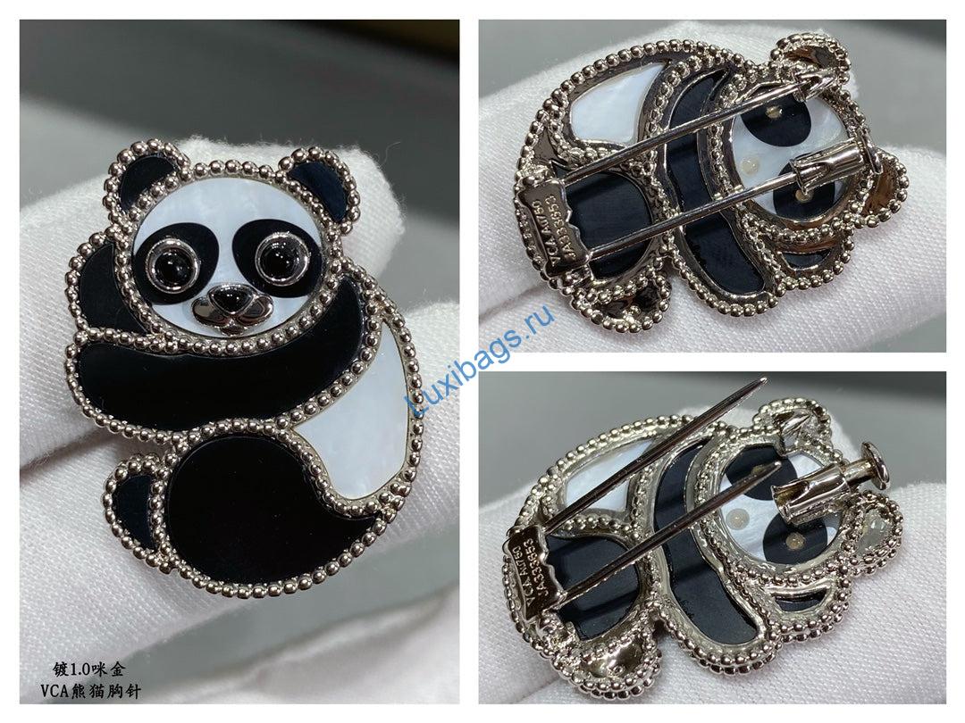 Van Cleef & Arpels Lucky Animals Panda Brooch VCARP5LI00 white gold | van cleef arpels lucky animals panda brooch vcarp5li00 white gold 5 van cleef arpels lucky animals panda brooch vcarp5li00 white gold 5