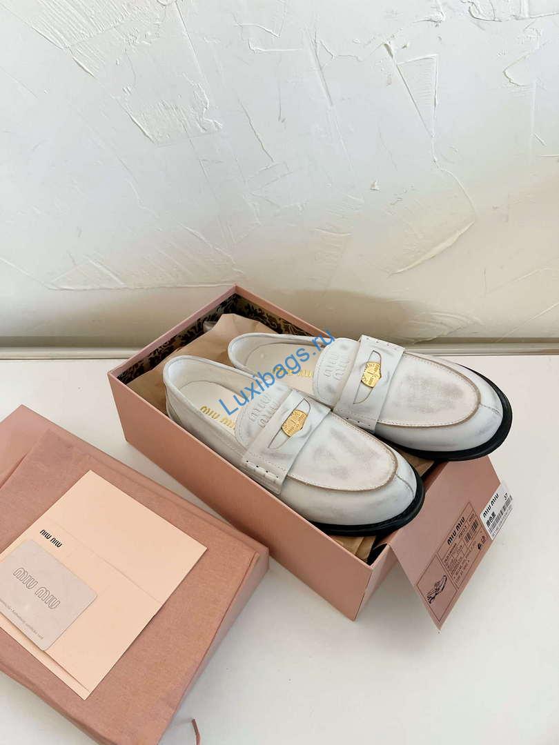 MiuMiu 5D773D Women's Leather loafers Miu8033 | miumiu 5d773d womens leather loafers miu8033 3 miumiu 5d773d womens leather loafers miu8033 3